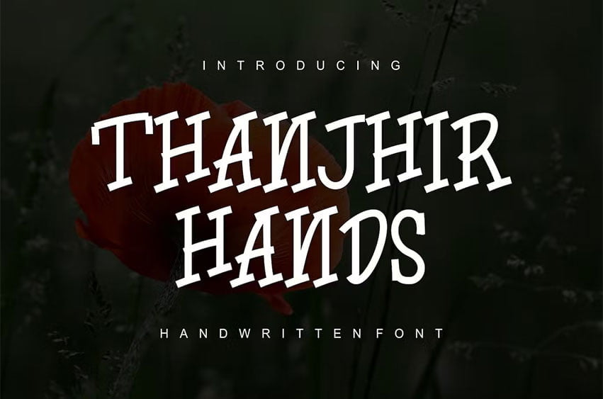 Thanjhir Hands Font