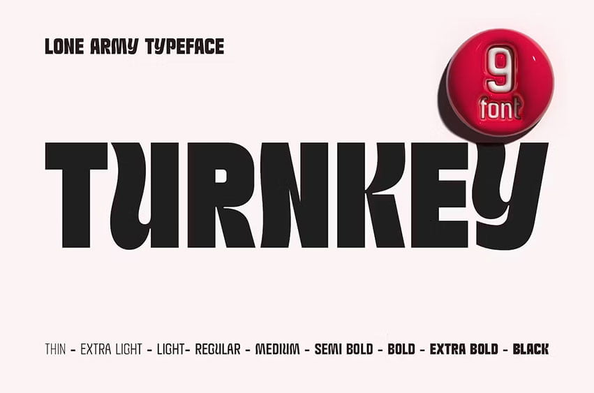 Turnkey Font