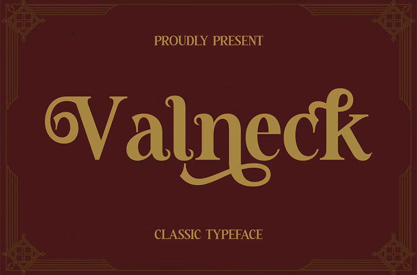 Valneck Font