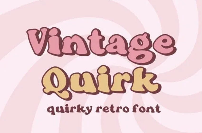 Vintage Quirk Font