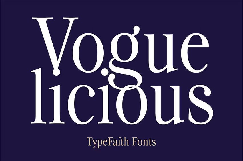 Voguelicious Font