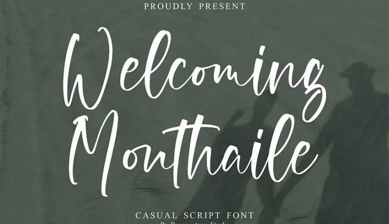 Welcoming Monthaile Font