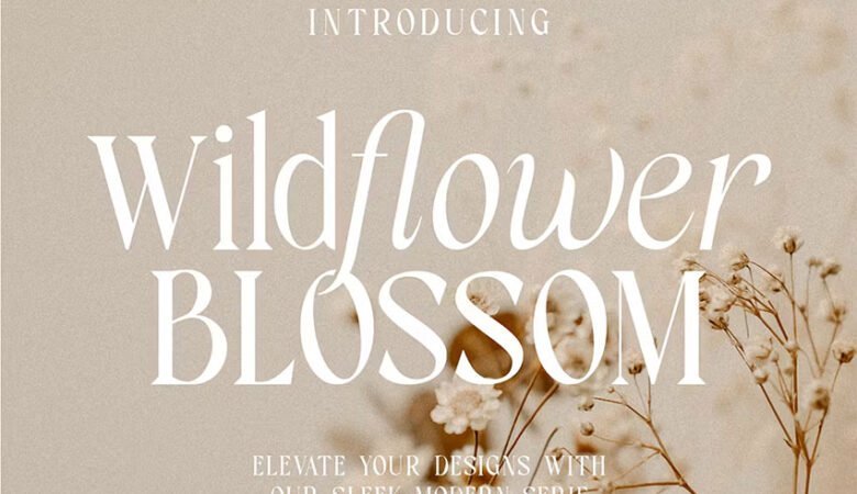 Wildflower Blossom Font