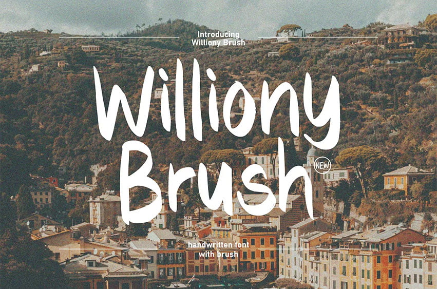 Williony Brush Font