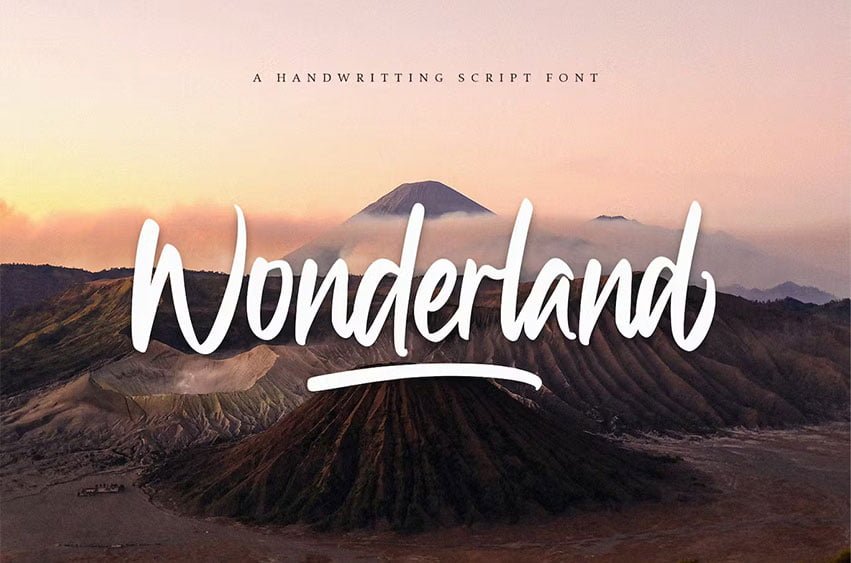 Wonderland Script Font