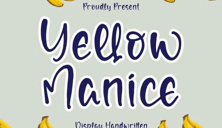 Yellow Manice Font