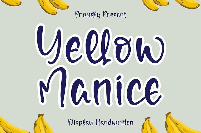 Yellow Manice Font