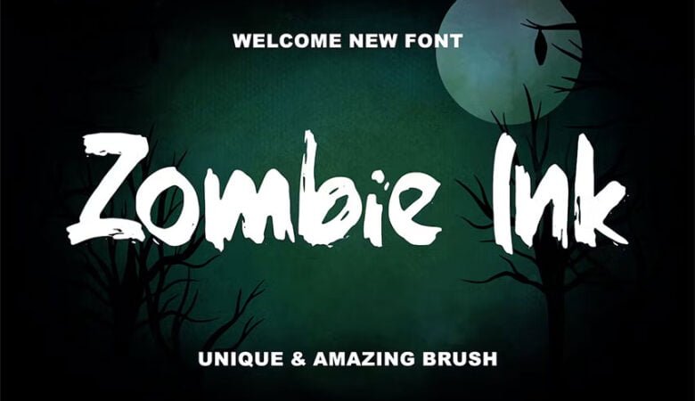 Zombie Ink Font