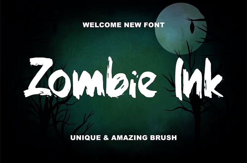 Zombie Ink Font