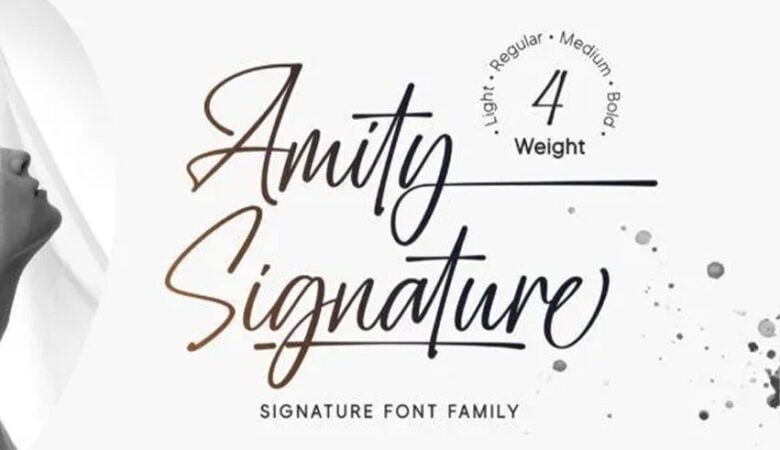 Amity Signature Font