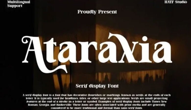 Ataraxia Font