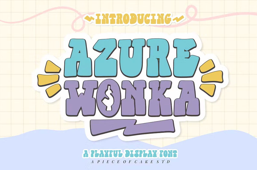 Azure Wonka Font