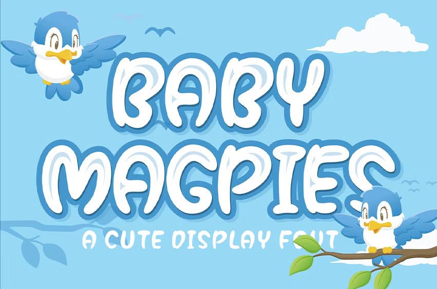 Baby Magpies Font