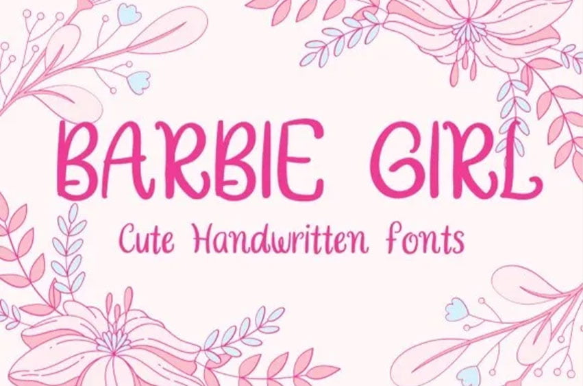 Barbie Girl Font