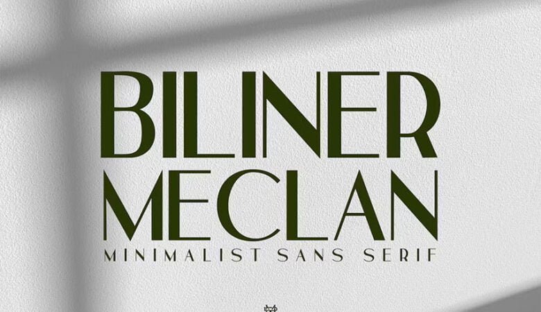 Biliner Meclan Font