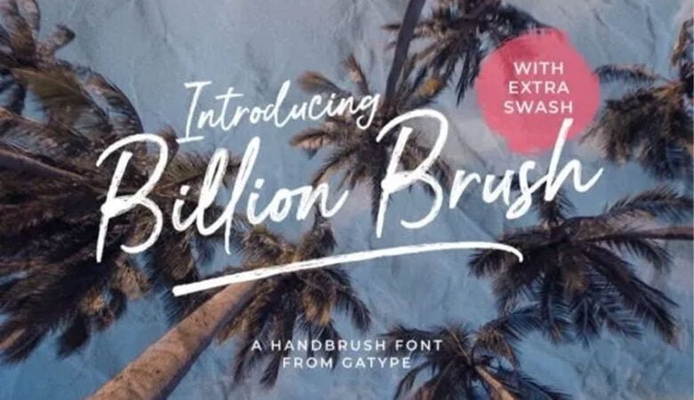 Billion Brush Font