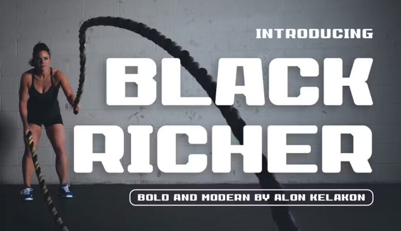 Black Richer Font