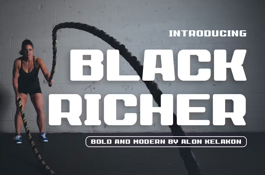 Black Richer Font