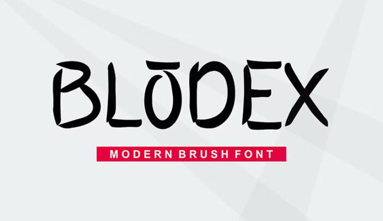 Blodex Font