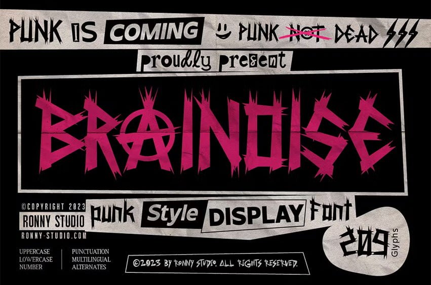 Brainoise Font
