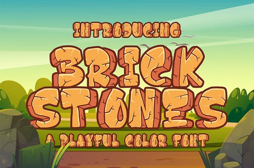 Brick Stones Font