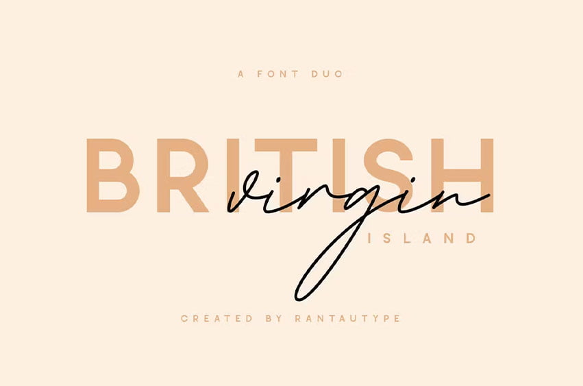 British Virgin Font