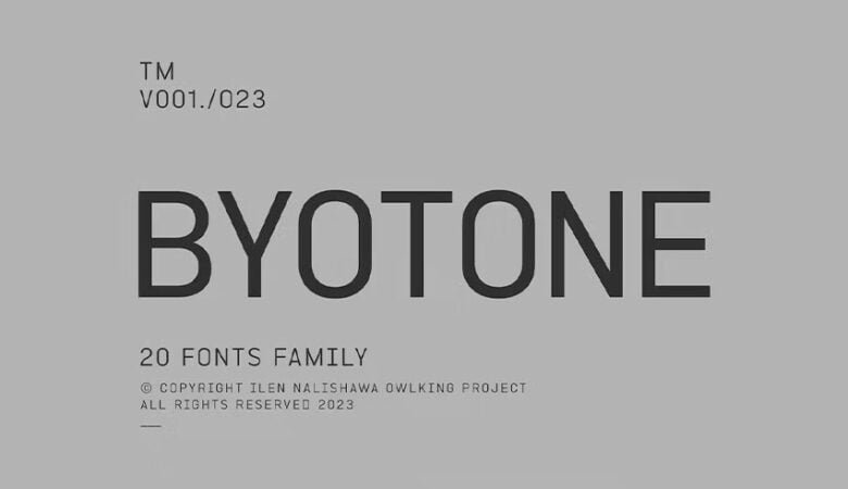 Byotone Font