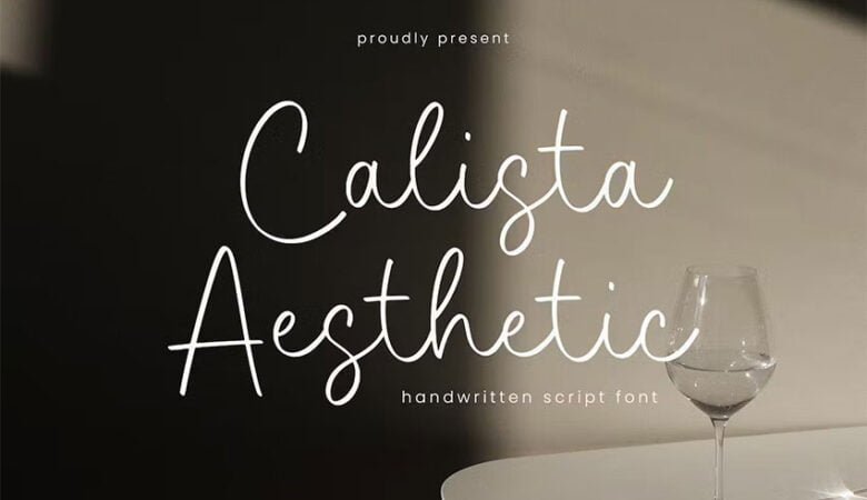 Calistha Aesthic Font
