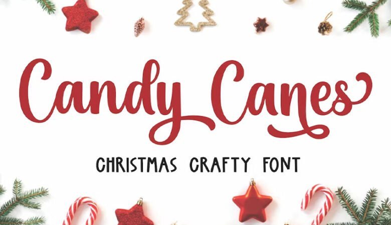 Candy Canes Font