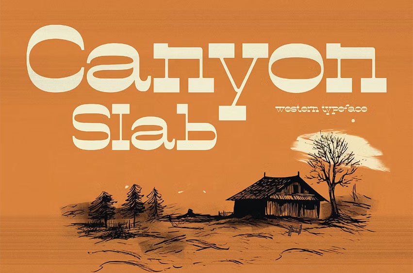 Canyon Slab Font