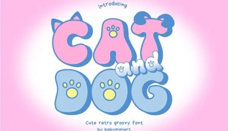 Cat And Dog Font