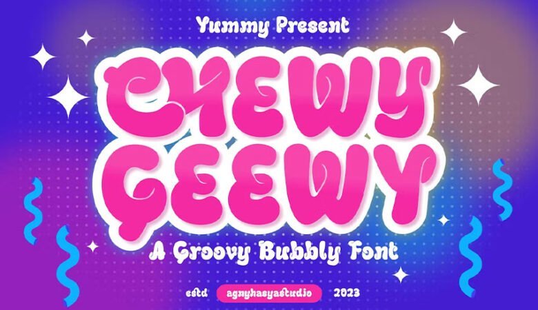 Chewy Geewy Font