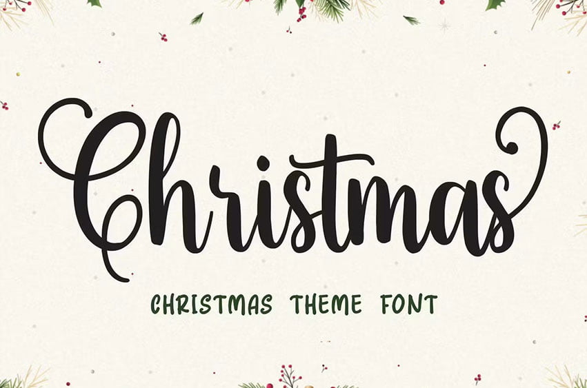 Christmas Font - FreeDaFonts