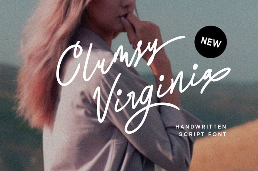 Clumsy Virginia Font