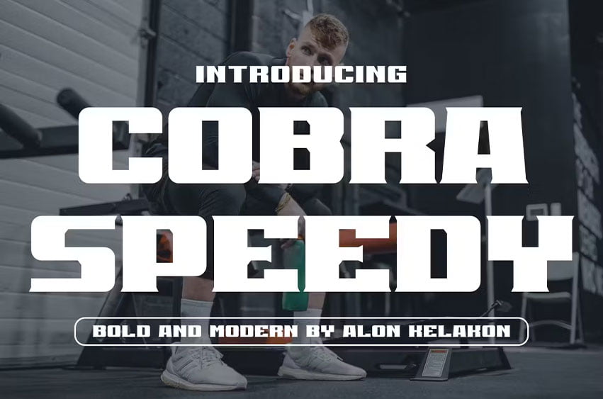 Cobra Speedy Font