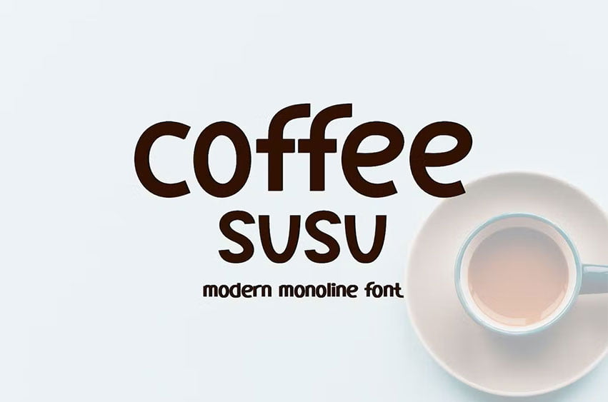 Coffee Susu Font