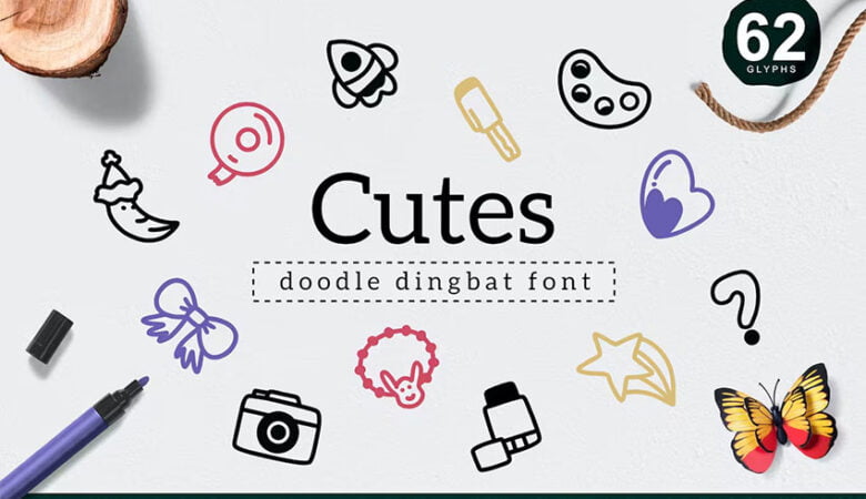 Cutes Dingbat Font