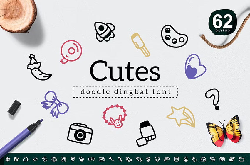 Cutes Dingbat Font