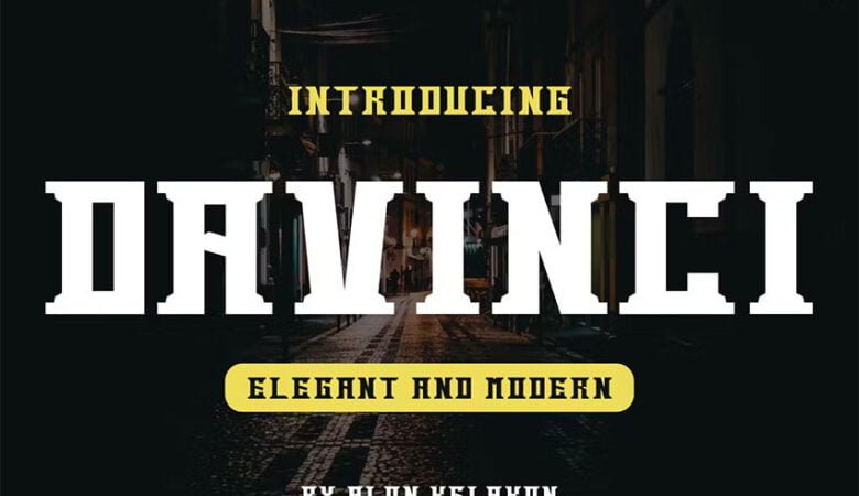 Davinci Elegant Font