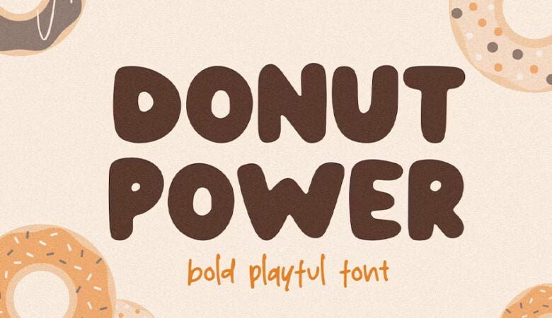 Donut Power Font