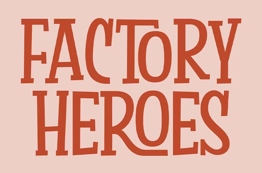 Factory Heroes Font