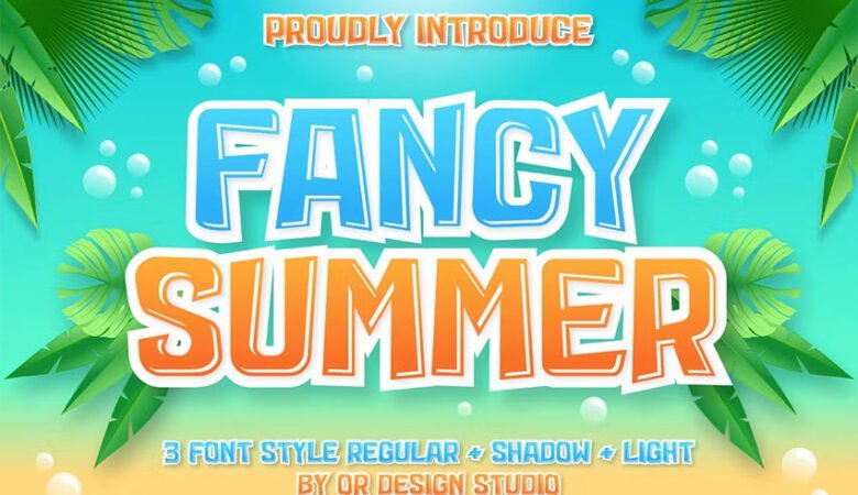 Fancy Summer Font