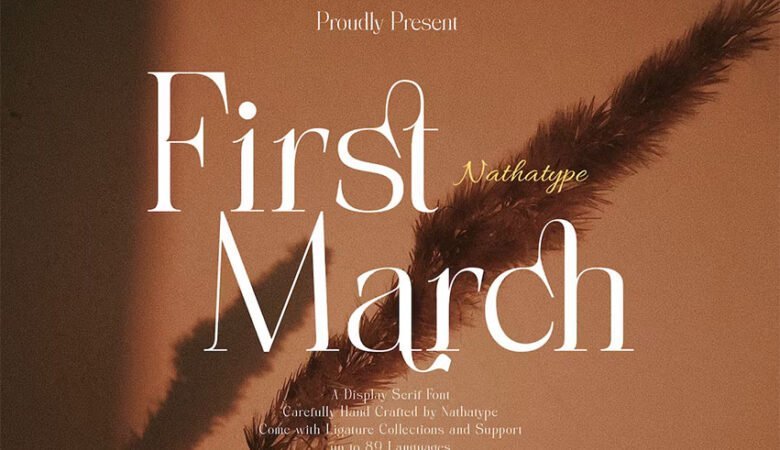 First March Font