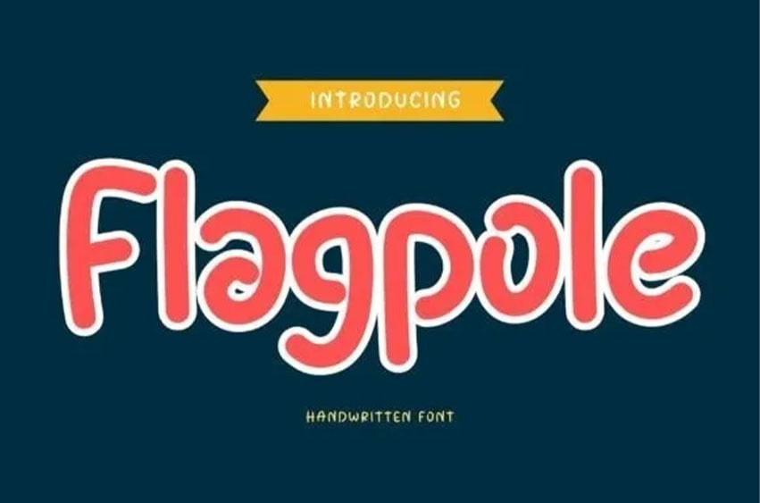 Flagpole Font