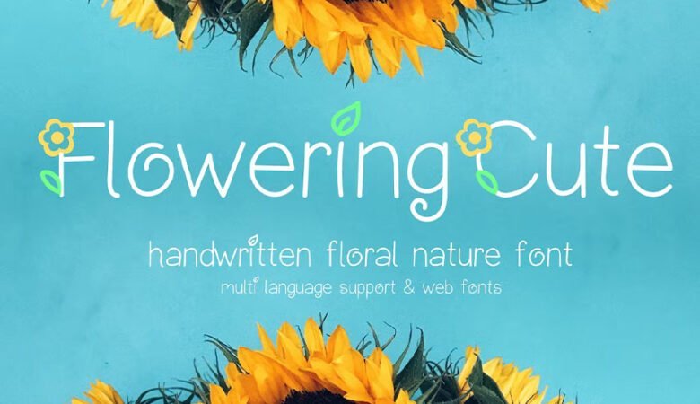 Flowering Cute Font