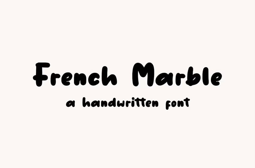 French Marble Font