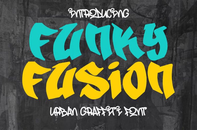 Funky Fusion Font - FreeDaFonts