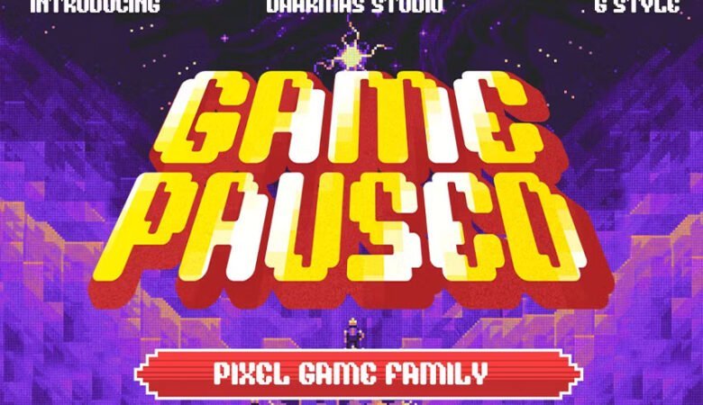 Game Paused Font