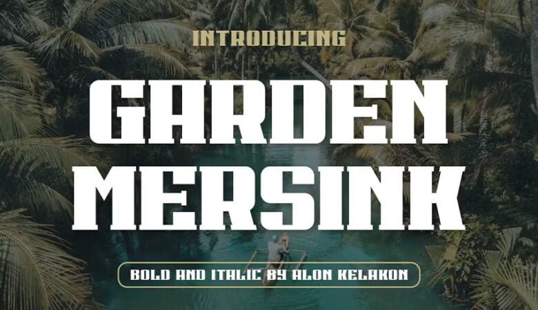 Garden Mersink Font