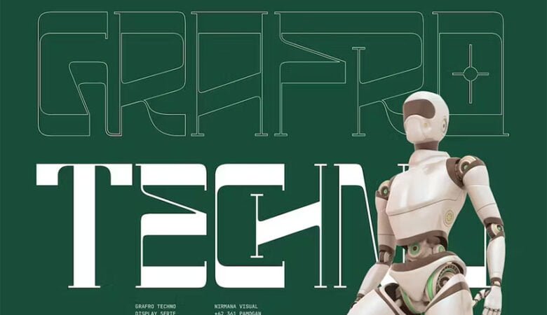 Grafro Techno Font